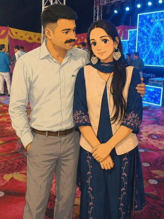Akanksha and Vishal wedding moment